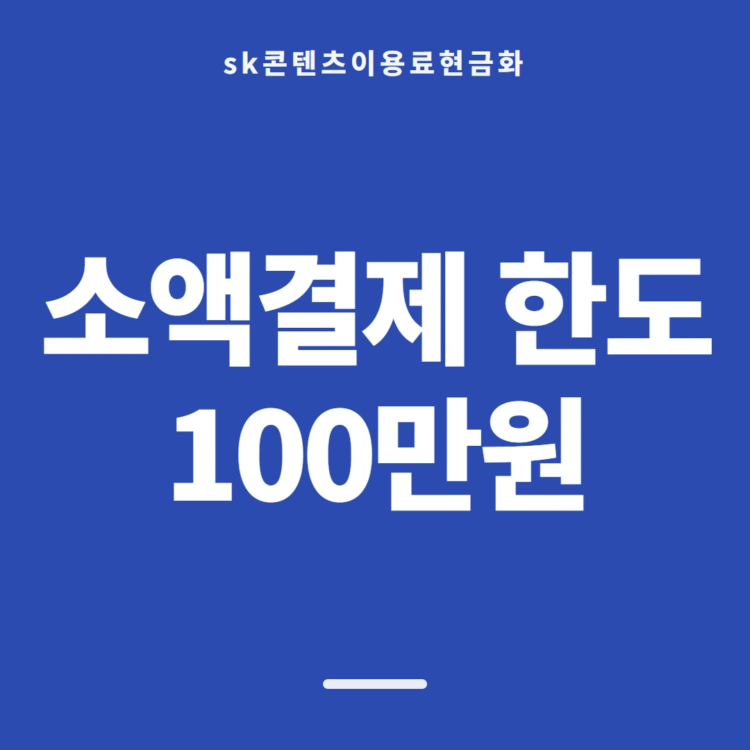 품티켓 SK 콘텐츠이용료 값이 매겨지는 근거 안내 이미지